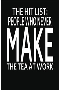 People Who Never Make the Tea At Work