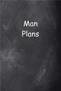 2019 Weekly Planner For Men Man Plans Chalkboard Style