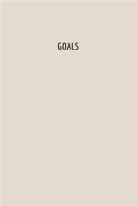 Goals Journal