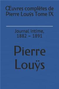 Oeuvres Complètes de Pierre Louÿs Tome IX