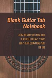 Blank Guitar Tab Notebook