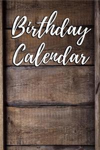 Birthday Calendar