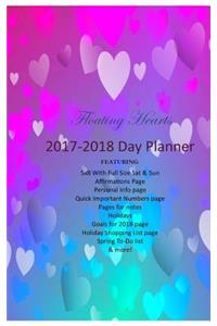 Floating Hearts 2017-2018 Day Planner