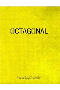 Octagonal Graph Paper Notebook 1/4 inch octagons 160 pages