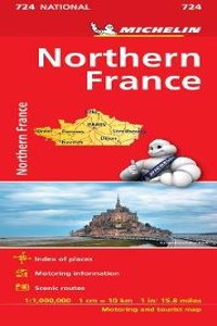 Northern France - Michelin National Map 724