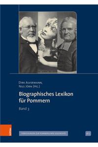 Biographisches Lexikon für Pommern