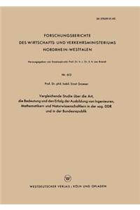 Vergleichende Studie Über Die Art, Die Bedeutung Und Den Erfolg Der Ausbildung Von Ingenieuren, Mathematikern Und Naturwissenschaftlern in Der Sog. DDR Und in Der Bundesrepublik