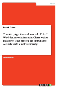 Tunesien, Ägypten und nun bald China? Wird der Autoritarismus in China weiter existieren oder besteht die begründete Aussicht auf Demokratisierung?