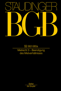 §§ 562-580a; Anh Zum Mietrecht: Agg