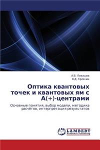 Optika Kvantovykh Tochek I Kvantovykh Yam S A(+)-Tsentrami