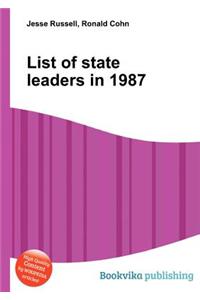 List of State Leaders in 1987