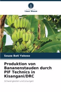 Produktion von Bananenstauden durch PIF Technics in Kisangani/DRC