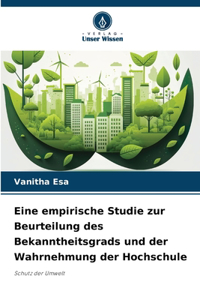 Eine empirische Studie zur Beurteilung des Bekanntheitsgrads und der Wahrnehmung der Hochschule