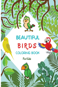 Beautiful Birds Coloring Book
