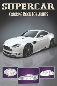SuperCar Coloring Book For Adults