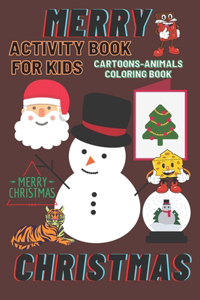 Merry Christmas Activity Book for Kids