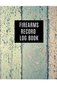 Firearms Record Log Book
