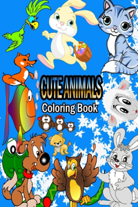 Cute Animals Coloring Book