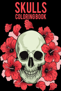 Skulls Coloring Book