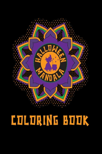 Halloween Mandala Coloring Book