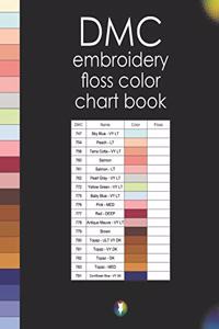 DMC Embroidery Floss Color Chart Book