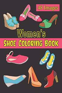 Women's Shoe Coloring Book