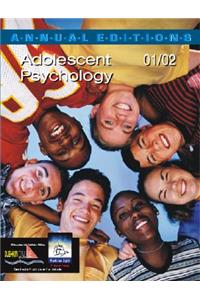 Annual Editions: Adolescent Psychology 01/02