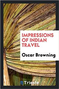 Impressions of Indian travel