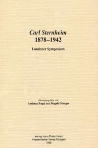 Carl Sternheim 1878-1942