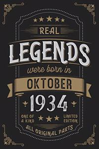 Real Legends were born in Oktober 1934