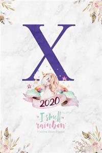 2020 Unicorn Diary Planner I Smell Rainbow