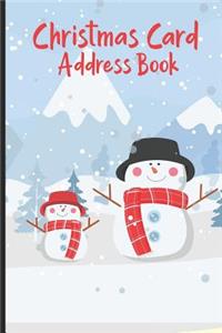 Christmas Card Address Book