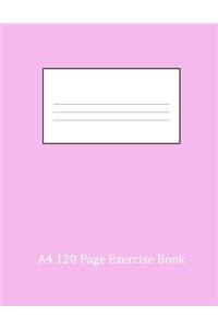 A4 120 Page Exercise Book