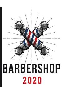 Barbershop - Barber Pole - Red, White, and Blue