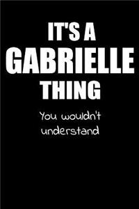It's an GABRIELLE Thing You Wouldn't Understand