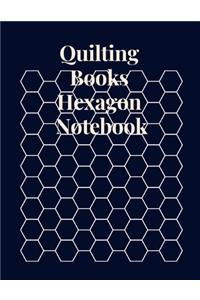 Quilting Books Hexagon Notebook