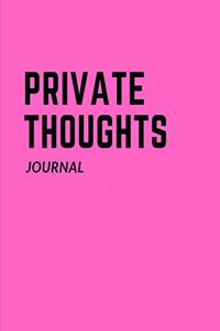 Private Thoughts Journal