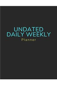 Undated Daily Weekly Planner