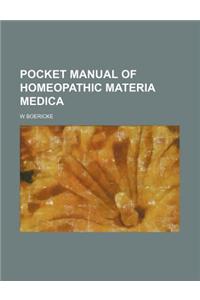 Pocket Manual of Homeopathic Materia Medica