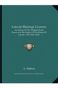 Lincoln Marriage Licenses