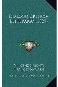 Dialogo Critico-Letterario (1829)