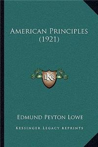 American Principles (1921)