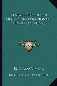 Lo Stato Secondo Il Diritto Internazionale Universale (1891)