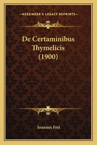 De Certaminibus Thymelicis (1900)