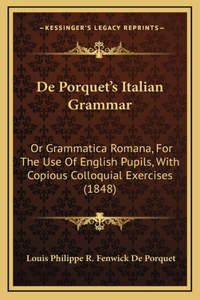 De Porquet's Italian Grammar