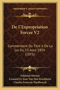 De L'Expropriation Forcee V2