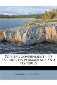 Popular Government