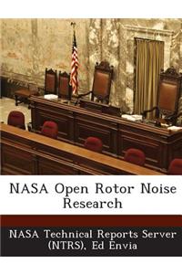 NASA Open Rotor Noise Research