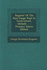 Register of the Rain Gauge