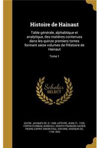 Histoire de Hainaut